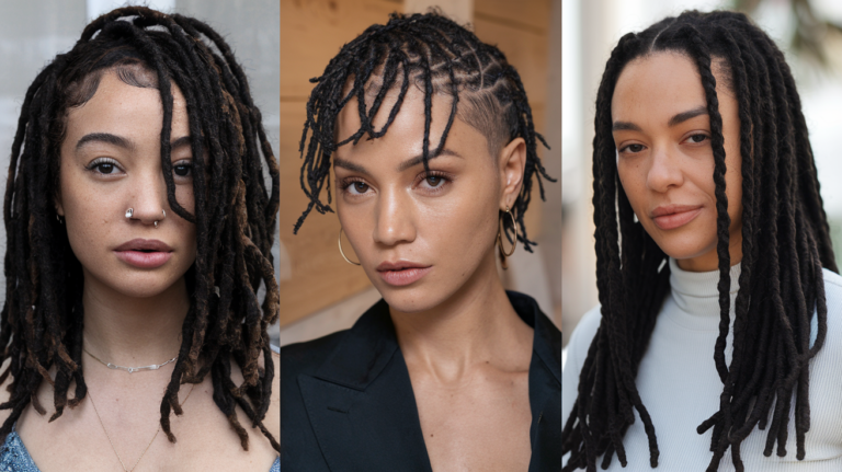 Thin Locs Hairstyles