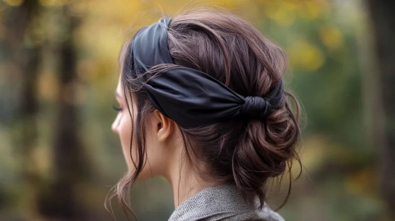 thick headband hairstyles