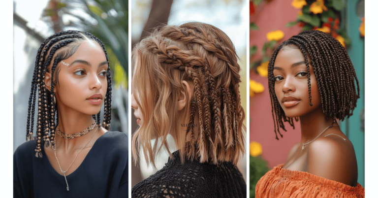 Boho Bob Knotless Braids Ideas