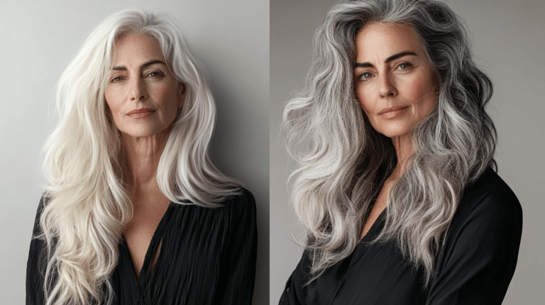 Long Hairstyles for Women Over 50