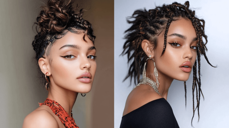 Short Boho Braids Hairstyles