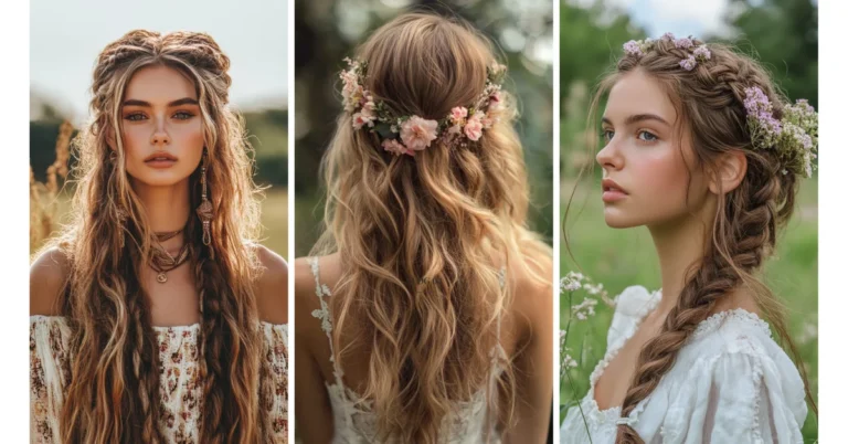 boho hairstyles for long hair