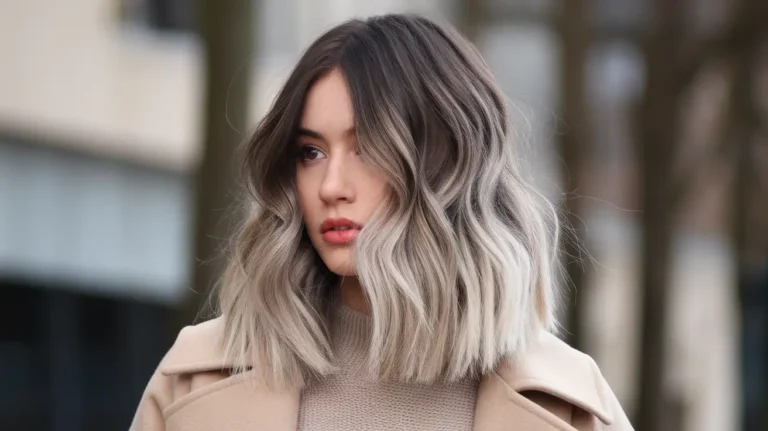 ash blonde balayage
