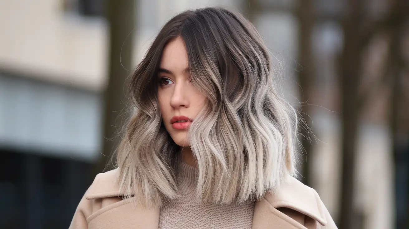ash blonde balayage