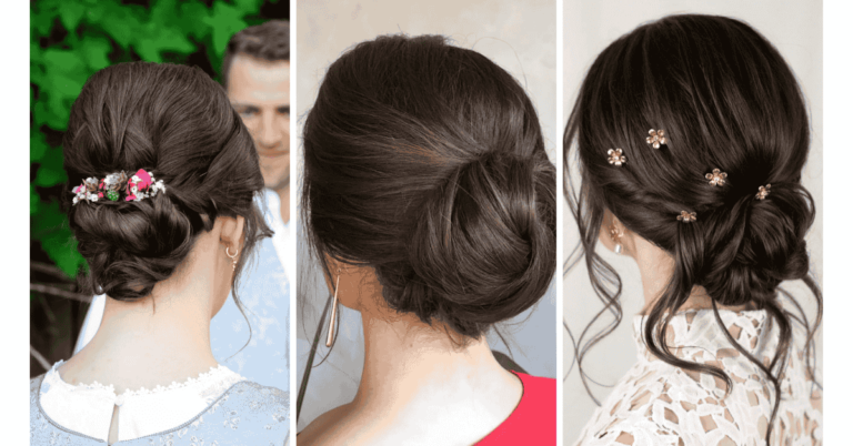 Low Bun Wedding Hair