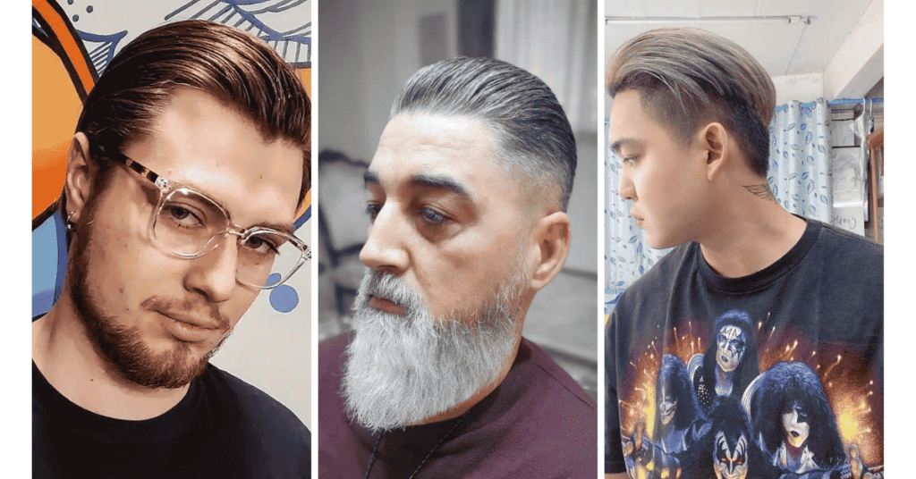Slicked Back Hairstyle for Men
