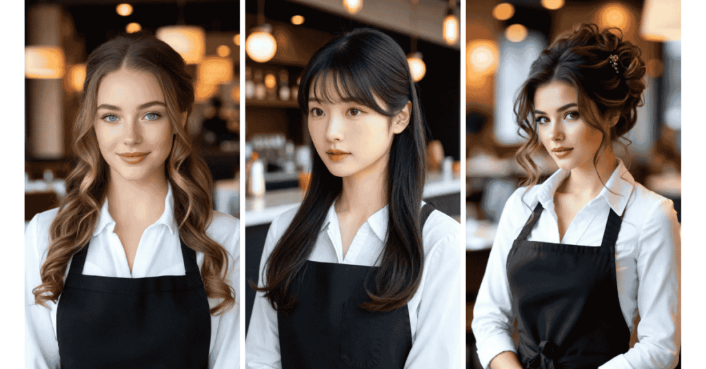 Waitress Hairstyles Ideas