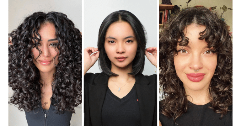 Middle Part Hairstyles