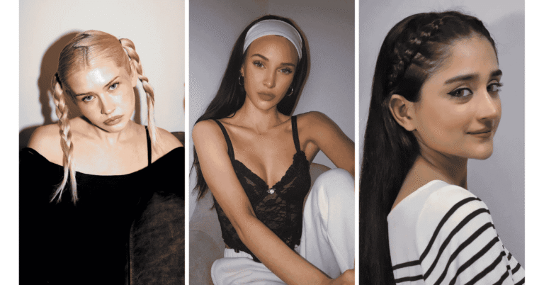 hairstyles that hide bangs