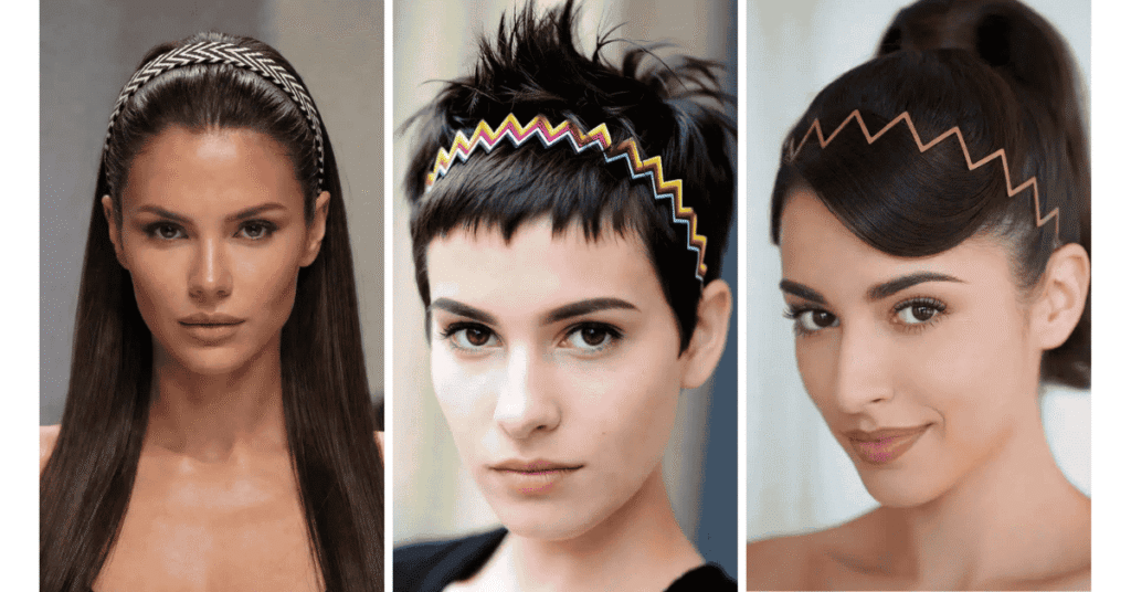 Zig Zag Headband Hairstyles